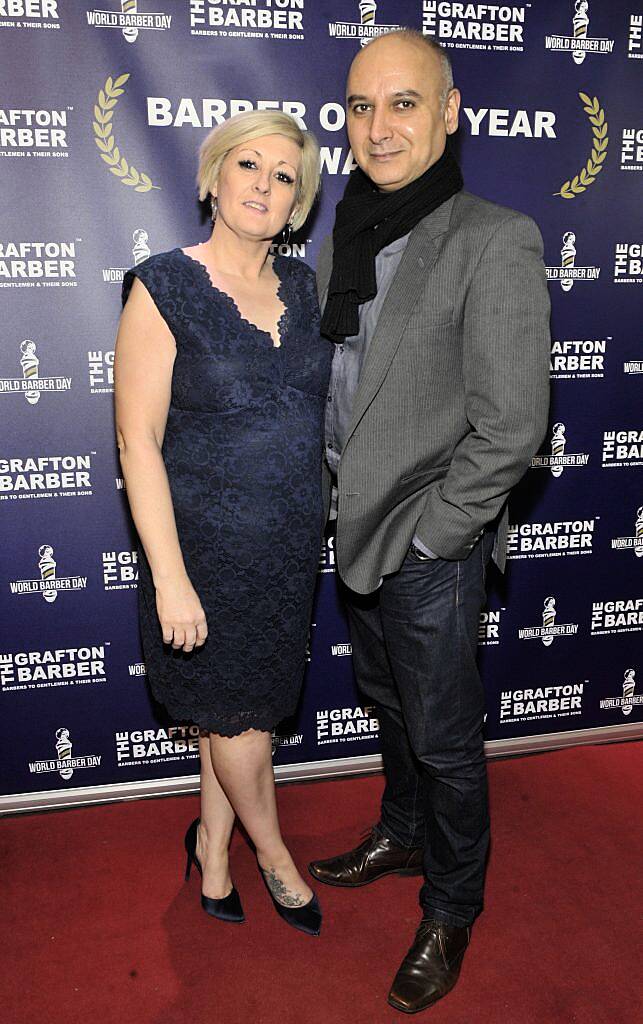 Lisa McCarthy and Karl French at The Grafton Barber (Barber of the Year Awards 2017) in Everleigh Garden, Dublin. Photo: Patrick O'Leary