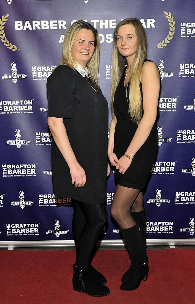 Grazina Pocivte and Eva Pocivte at The Grafton Barber (Barber of the Year Awards 2017) in Everleigh Garden, Dublin. Photo: Patrick O'Leary