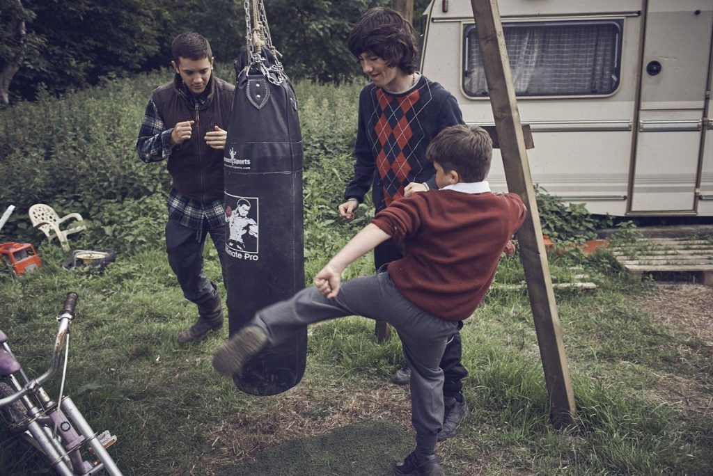 Barry Keoghan in Trespass Against Us (2016, photo courtesy of Lionsgate & A24)