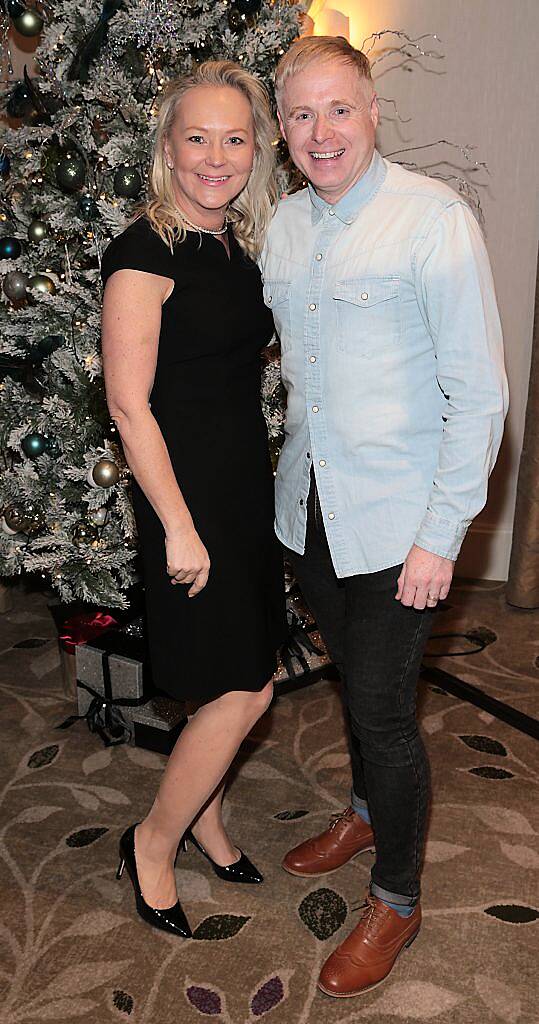 Eva Orsmond  and Paul McKeon at the World Vision Women mean Business event at the Intercontinental Hotel in Ballsbridge, Dublin. Picture: Brian McEvoy