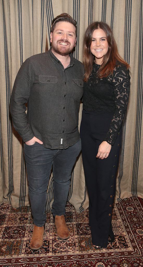 Thomas Crosse and Rochelle Flett pictured at the Emirates Dubai Brunch at the Dean Hotel, Dublin. Photo: Brian McEvoy