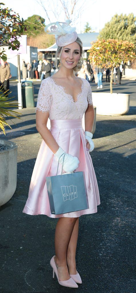 Claire Aylward at the Cliff Style awards at the Leopardstown Christmas Racing Festival 2017. Photo: Brian McEvoy