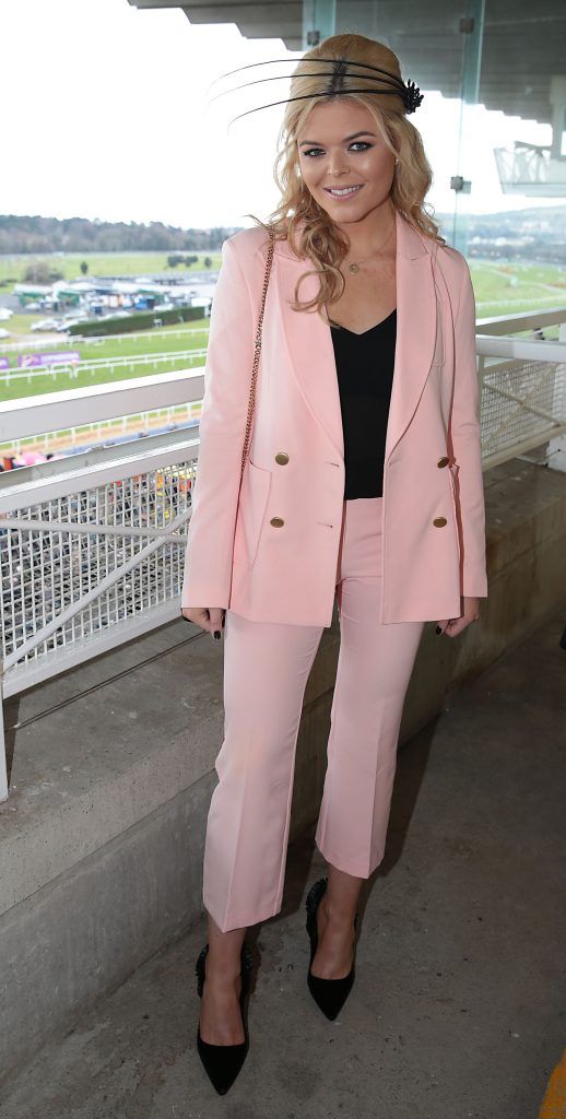 Doireann Garrihy at the Cliff Style awards at the Leopardstown Christmas Racing Festival 2017. Photo: Brian McEvoy