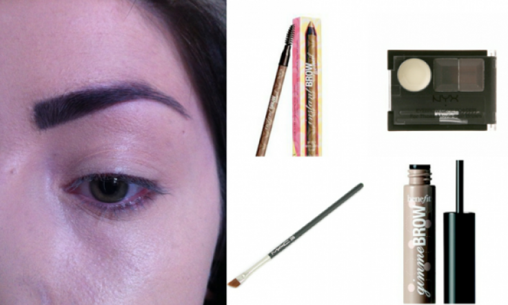 Three Products To Create A Bold Brow: NYX, Benefit, Mac. Tutorial With Pics.