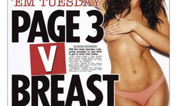 Check 'Em Tuesday: New Page 3 Campaign Claims To Be More About Breast Health Than Male Titillation. Are You Buying It?