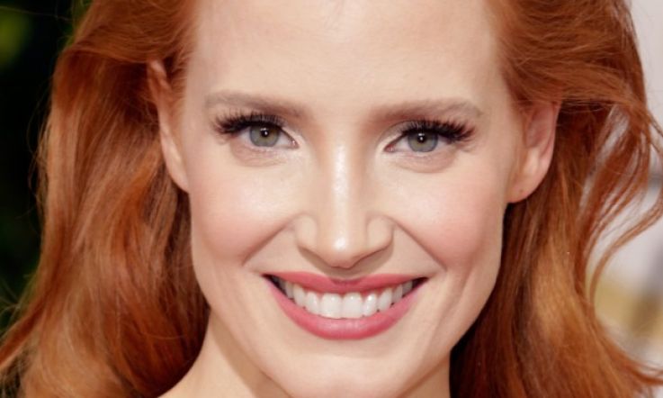 Create Jessica Chastain's Golden Globes Look: It's Perfect For Red Hair, Pale Skin