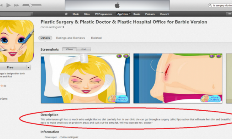 Liposuction for Barbie: The Appalling App That Sparked A Twitter Campaign