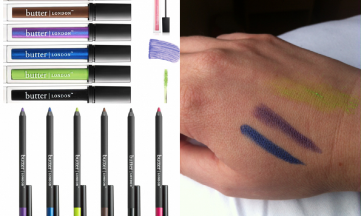 Butter London's Coloured Mascara, Eye Liners: Great Pigment, Absolute Divils To Remove. Review, Pics, Swatches