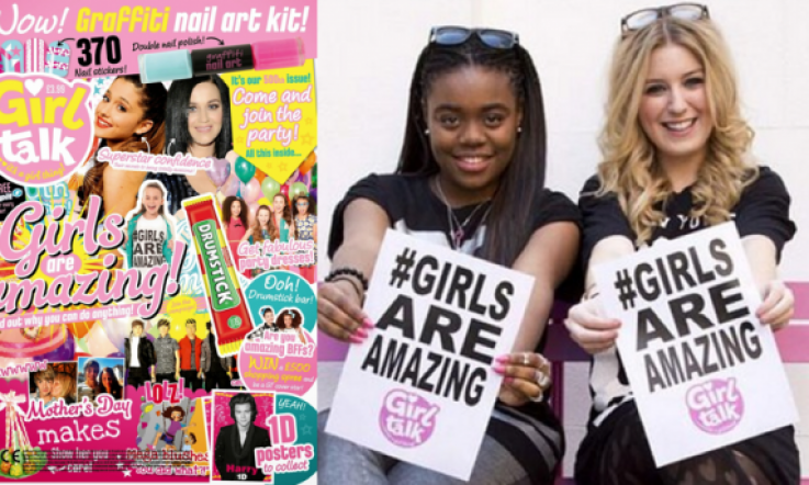 Tween Mag 'Girl Talk' Goes Feminist: We Compare It To Our Childhood Reads. And Which Mag Did YOU Save Up Your Pocket Money For?