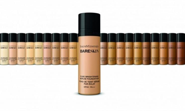 NEW! BareMinerals Brightening Serum Foundation: Bye Bye Oompa Loompa, This Offers Shade Match Guarantee. Review, Swatch.