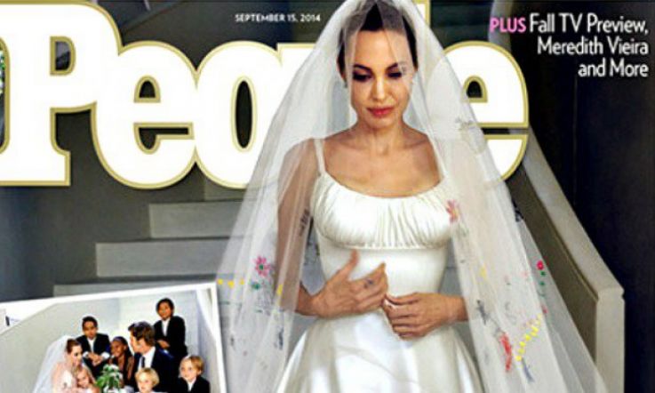 Why Everyone is Talking About Angelina's Wedding Gúna: Donatella's Doodles Dress