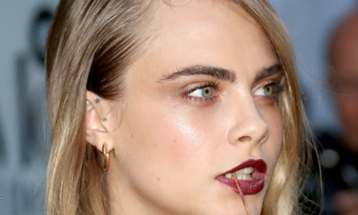 Get the Look: Our Step-by-Step Guide to Cara Delevingne's Golden Eyes and Berry Lips