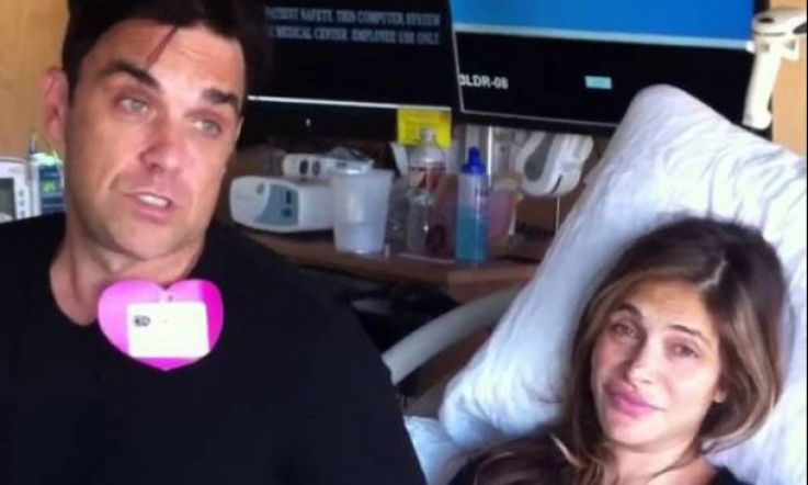 Robbie Williams Vlogs the Birth of his Baby and Puts on a Concert in the Labour Ward 