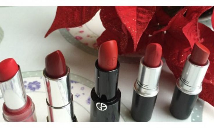Five Perfect Xmas Red Lippies