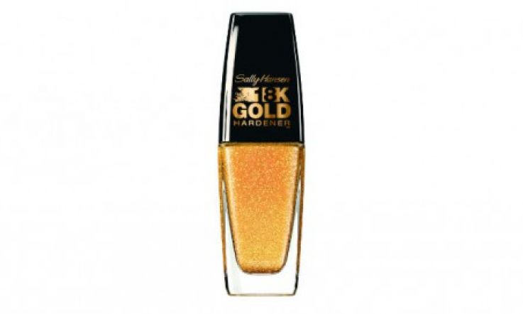 Going for Gold with Sally Hansen's New Nail Hardener