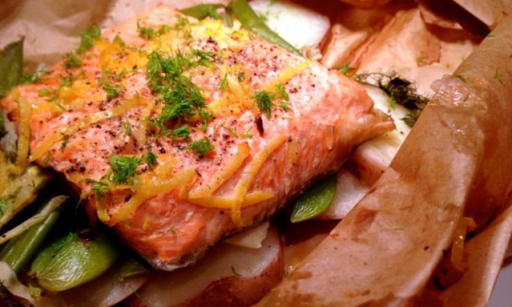 Winter Warmer Recipe: Trout Parcels with Fennel and Sugar Snap Peas