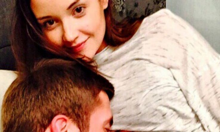 Jacqueline Jossa Posts Photo of Her Baby Bump Painted as a Kinder Egg