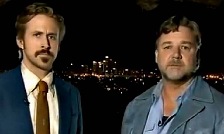 Ryan Gosling 'Videobombs' Russell Crowe