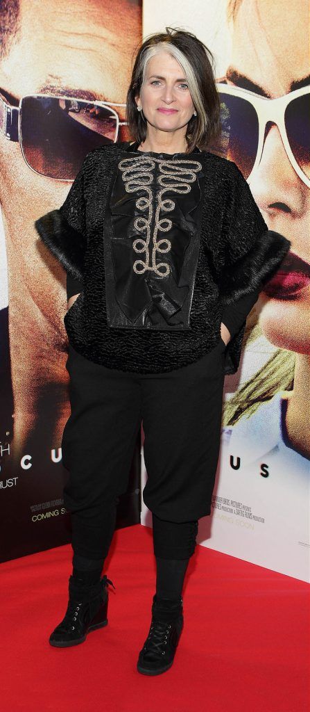 Cathy O'Connor at the Irish premiere screening of Will Smiths new film Focus at Cineworld,Dublin.Picture:Brian Mcevoy.