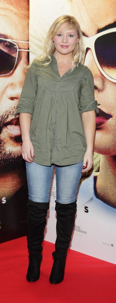 Claire Malone at the Irish premiere screening of Will Smiths new film Focus at Cineworld,Dublin.Picture:Brian Mcevoy.