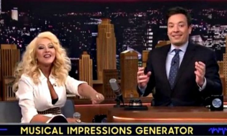 Watch: Christina Aguilera Doing Britney Spears Doing 'This Little Piggy'