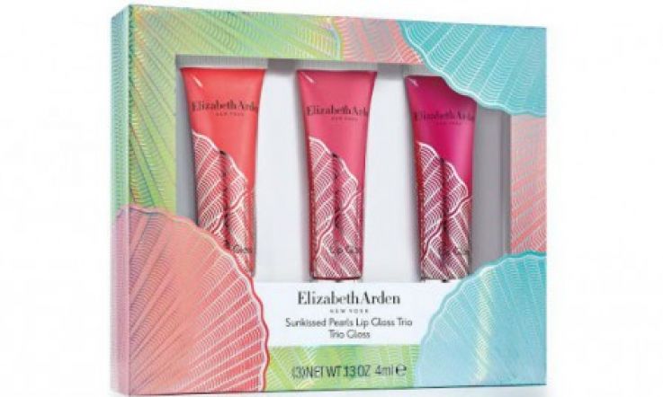 Glossing Over It: Sunkissed Pearls Lip Gloss Trio from Elizabeth Arden