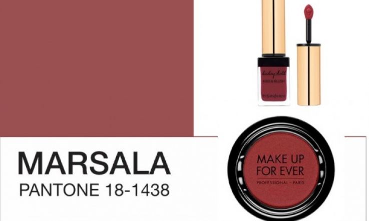 Marsala Makeup for Pantone's Colour of the Year