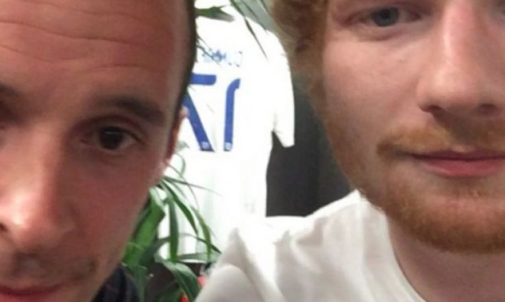 Alrigh', buddy? Ed Sheeran Met Nidge from Love/Hate at His Gig