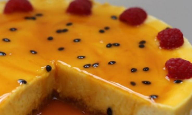 Sweet Saturday: Mango & Passion Fruit Cheesecake