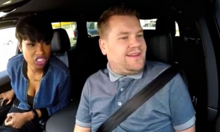 This Video is Seriously Epic - See James Corden Carpool With Jennifer Hudson