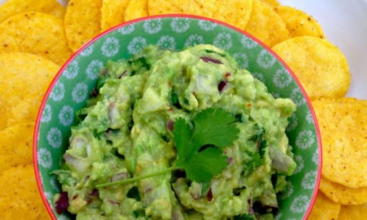5 Minute Healthy Party Food: Holy Guacamole!