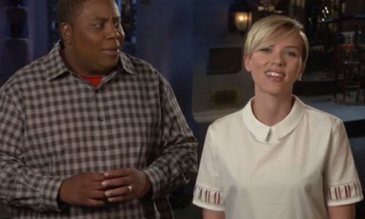 Scarlet Johansson Spoofs that Smoky Voice of Hers in SNL Promo