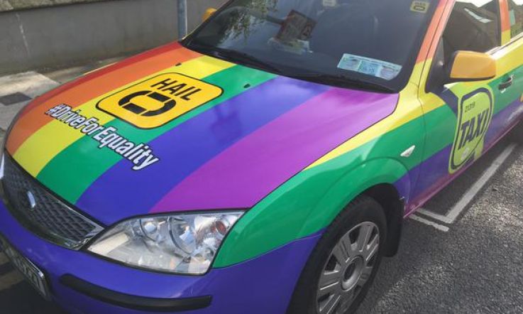 Hailo Ireland Launch #DriveForEquality with Rainbow Taxi