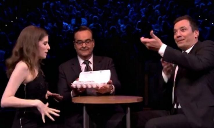Anna Kendrick's Hair Gets Russian Egg Roulette Treament on Fallon