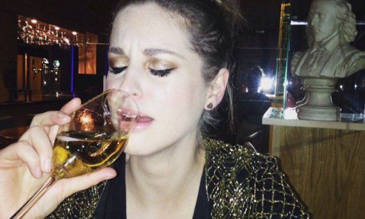 Amy Huberman Just Had a Revelation. Wine Was Needed!