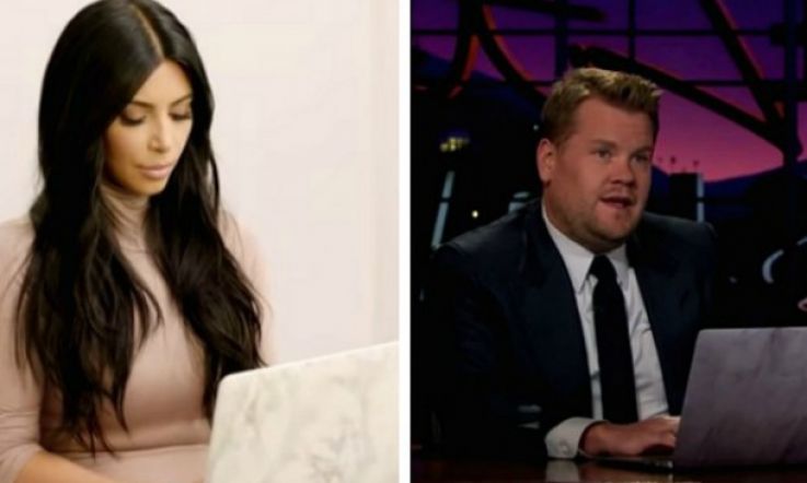 In an Homage to Kim K, Corden Reads Letter He Wrote to Himself From 2005
