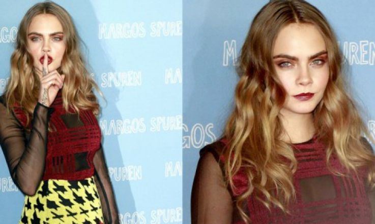 Get the Look: Cara Delevingne's Stained Berry Lip