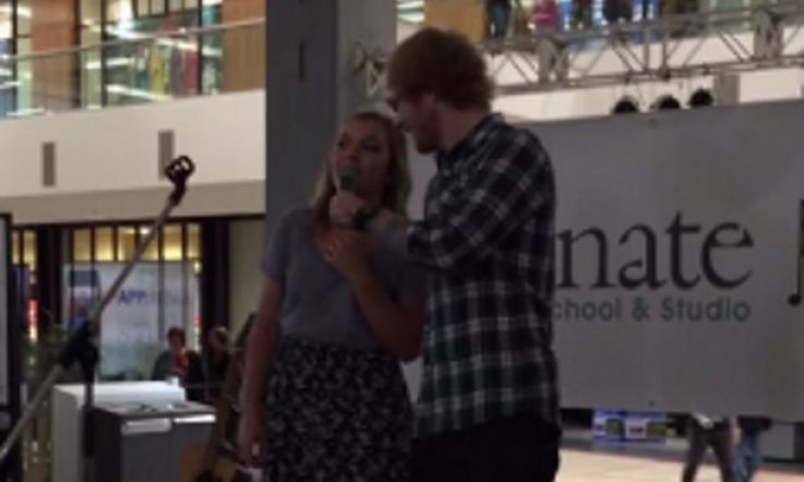 Ed Sheeran Surprises Young Fan and Joins Her For A Duet