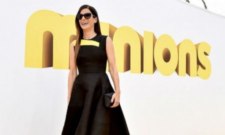 Sandra Bullock's Minions Premiere Outfit Was Just The Best