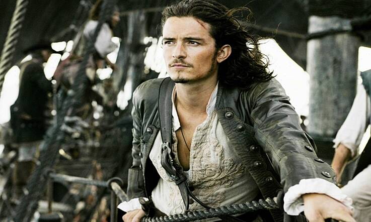 Orlando Bloom Boards Pirates Of The Caribbean 5