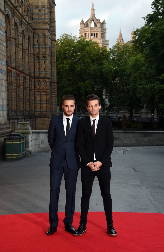 LONDON, ENGLAND - AUGUST 10:  Louis Tomlinson and Liam Payne attend the Believe in Magic Cinderella Ball at Natural History Museum on August 10, 2015 in London, England.  (Photo by Stuart C. Wilson/Getty Images)