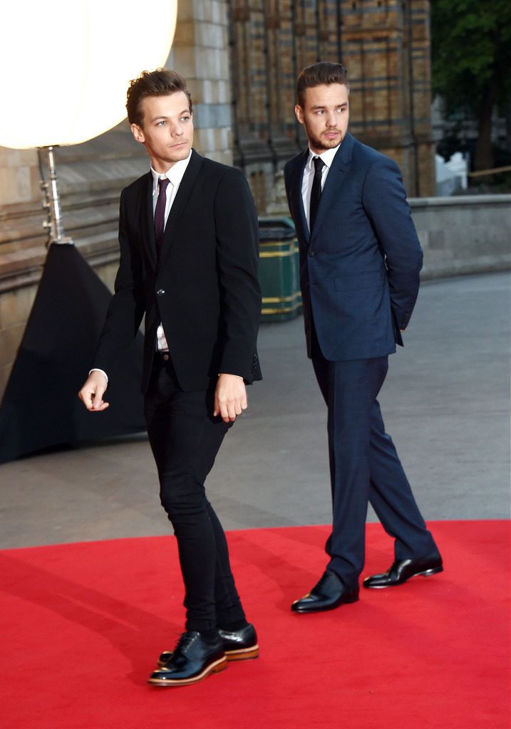 LONDON, ENGLAND - AUGUST 10:  Louis Tomlinson and Liam Payne attend the Believe in Magic Cinderella Ball at Natural History Museum on August 10, 2015 in London, England.  (Photo by Stuart C. Wilson/Getty Images)