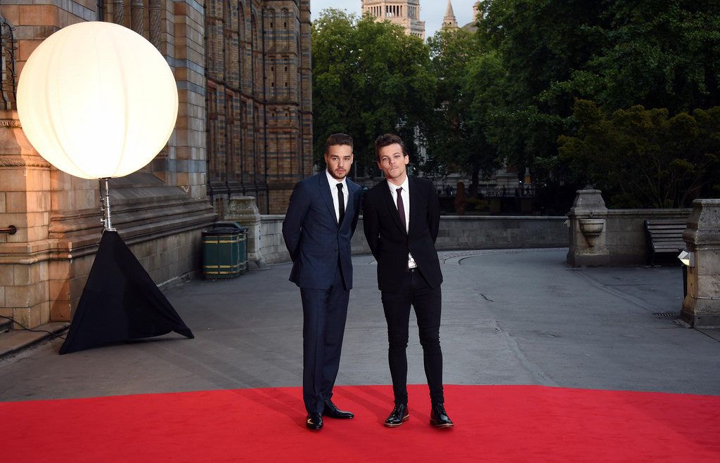 LONDON, ENGLAND - AUGUST 10:  Louis Tomlinson and Liam Payne attend the Believe in Magic Cinderella Ball at Natural History Museum on August 10, 2015 in London, England.  (Photo by Stuart C. Wilson/Getty Images)