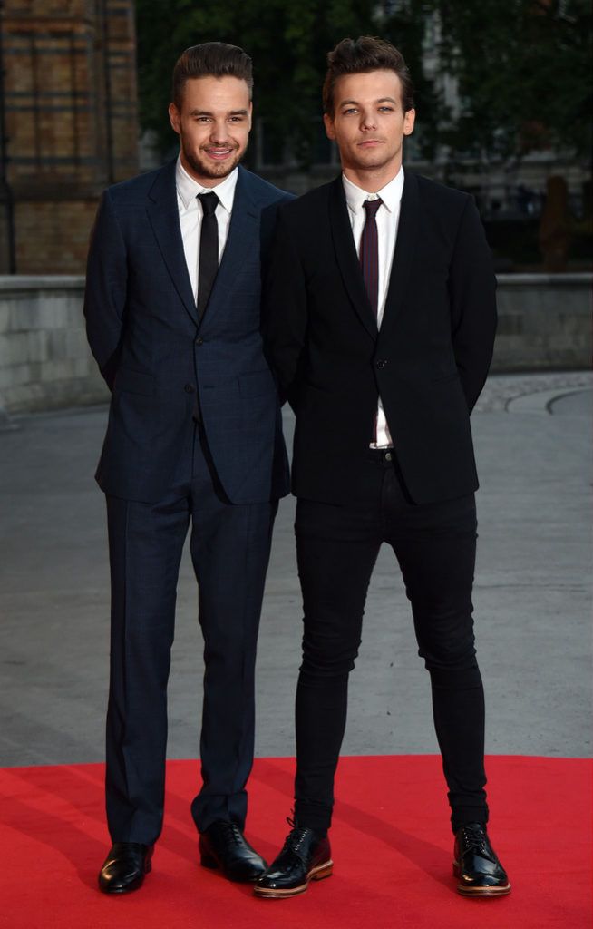 LONDON, ENGLAND - AUGUST 10:  Louis Tomlinson and Liam Payne attend the Believe in Magic Cinderella Ball at Natural History Museum on August 10, 2015 in London, England.  (Photo by Stuart C. Wilson/Getty Images)