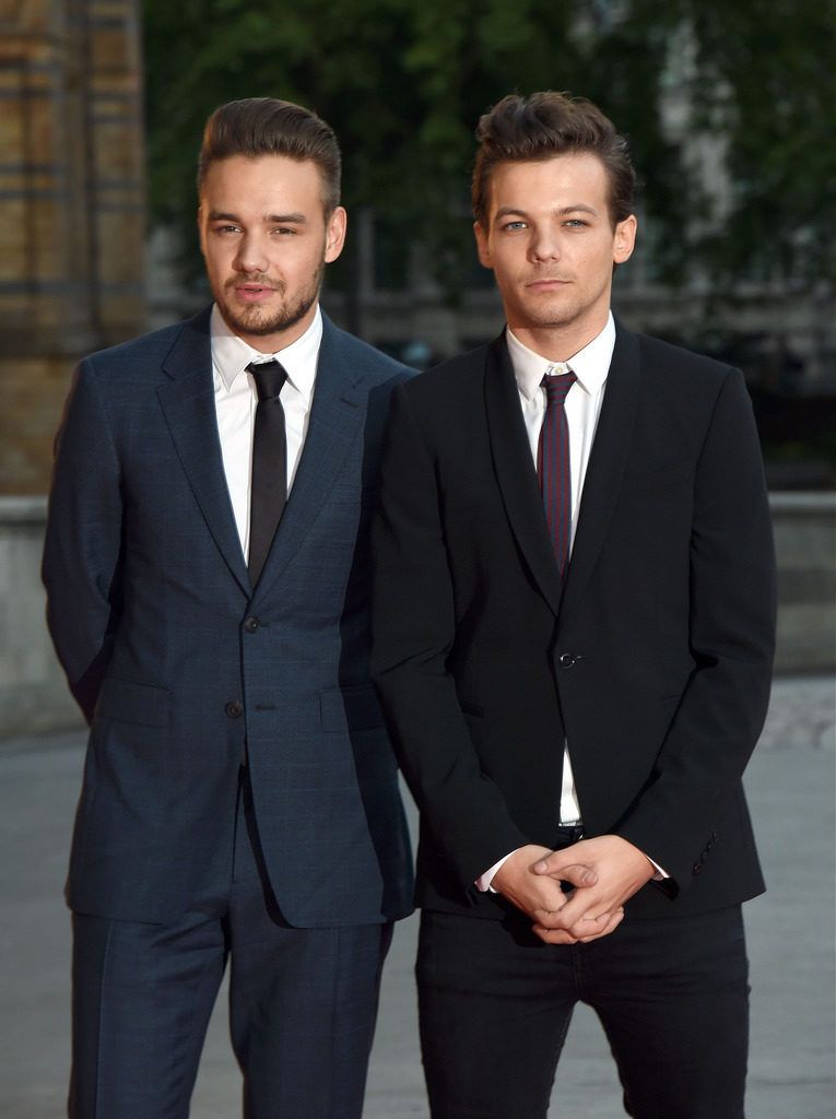 LONDON, ENGLAND - AUGUST 10:  Louis Tomlinson and Liam Payne attend the Believe in Magic Cinderella Ball at Natural History Museum on August 10, 2015 in London, England.  (Photo by Stuart C. Wilson/Getty Images)