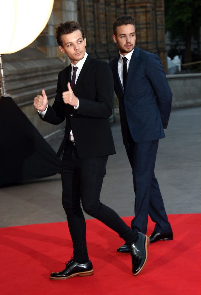 LONDON, ENGLAND - AUGUST 10:  Louis Tomlinson and Liam Payne attend the Believe in Magic Cinderella Ball at Natural History Museum on August 10, 2015 in London, England.  (Photo by Stuart C. Wilson/Getty Images)