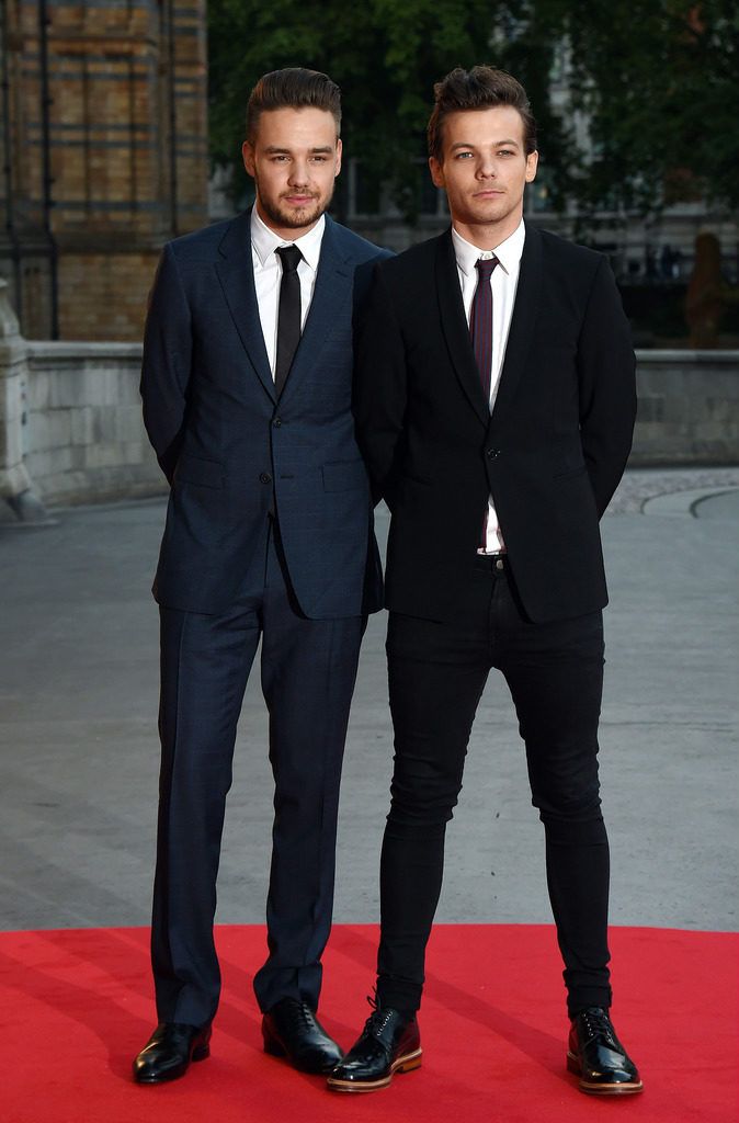 LONDON, ENGLAND - AUGUST 10:  Louis Tomlinson and Liam Payne attend the Believe in Magic Cinderella Ball at Natural History Museum on August 10, 2015 in London, England.  (Photo by Stuart C. Wilson/Getty Images)