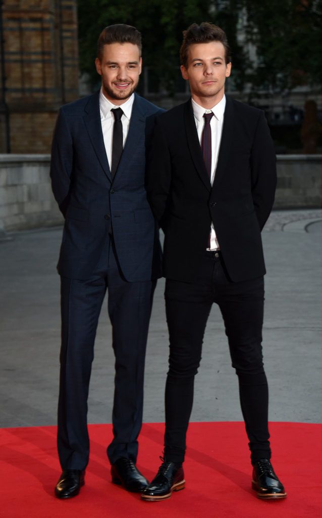 LONDON, ENGLAND - AUGUST 10:  Louis Tomlinson and Liam Payne attend the Believe in Magic Cinderella Ball at Natural History Museum on August 10, 2015 in London, England.  (Photo by Stuart C. Wilson/Getty Images)