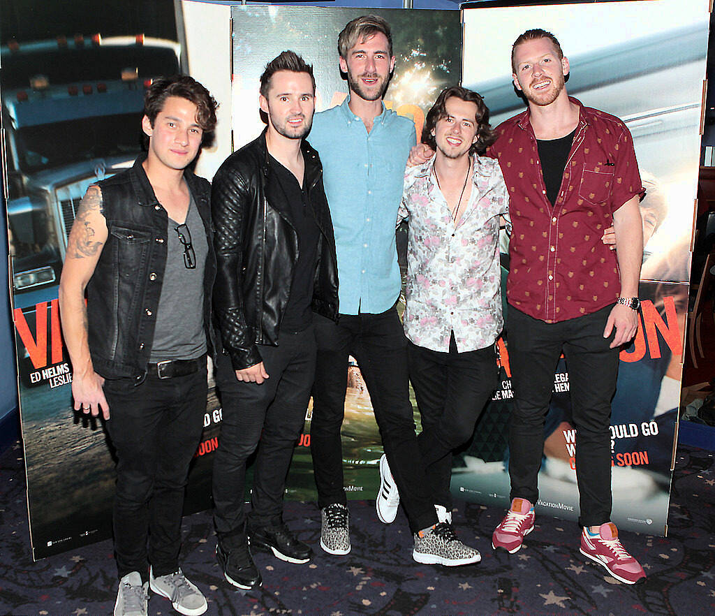 Keywest at the special preview screening of Vacation at Cineworld .Dublin..Picture:Brian McEvoy.