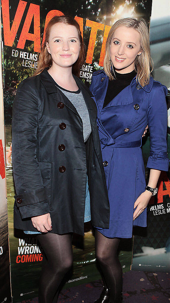 Leah Kilcullen and Susan Burke at the special preview screening of Vacation at Cineworld .Dublin..Picture:Brian McEvoy.